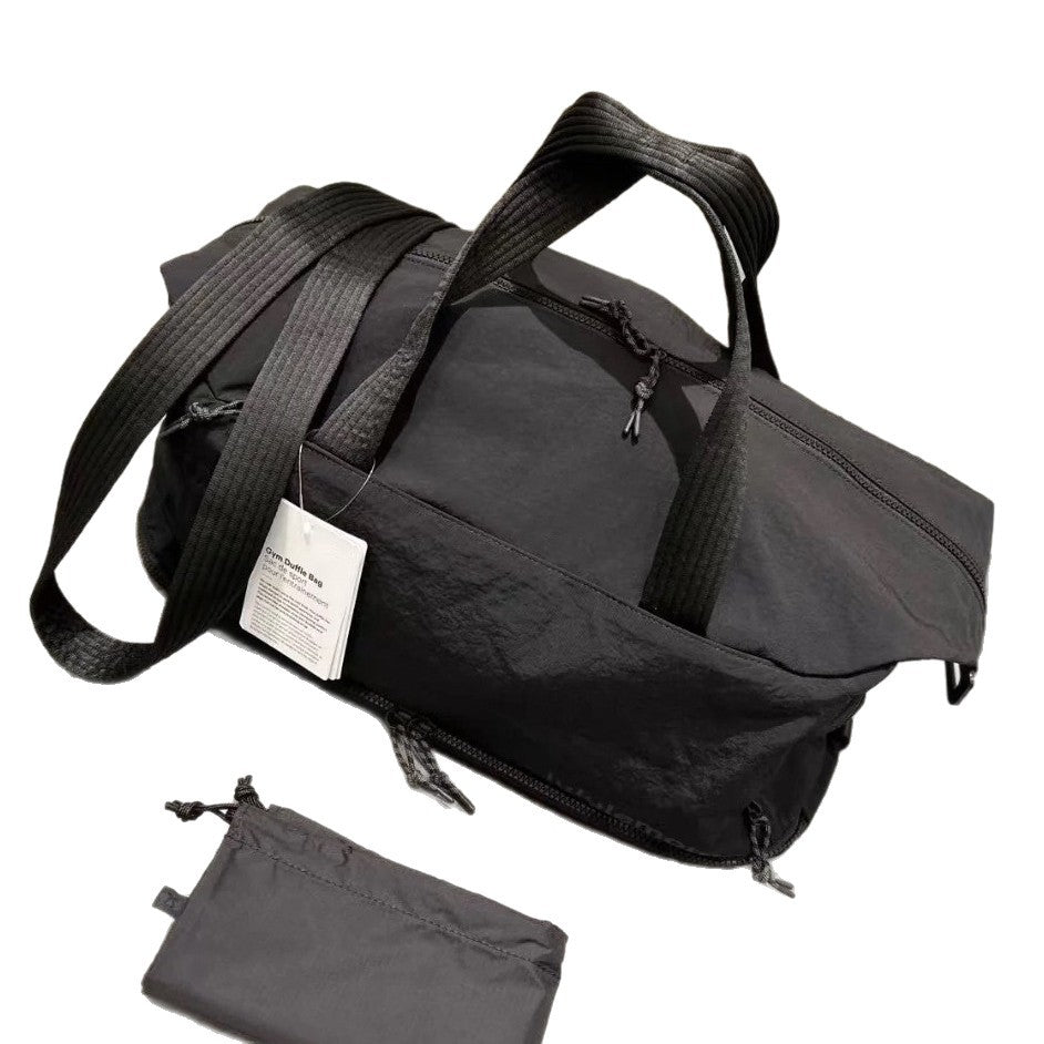 Lu New Gym Sports Fitness Bag 7.93gal Large Capacity Pillow Bag Lightweight High Quality Travel Bag Shoulder Crossbody Bag