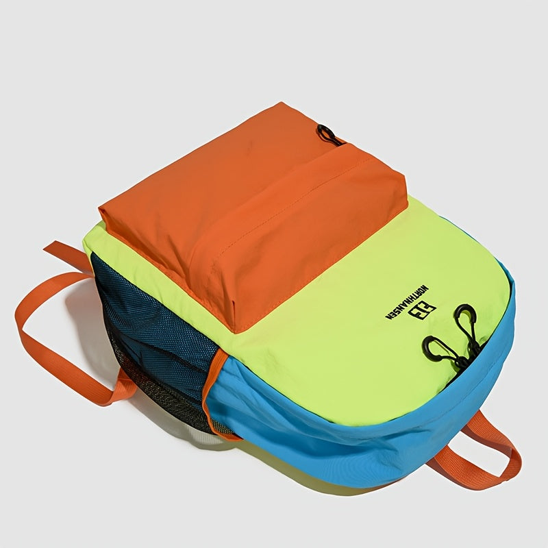 The New Women'S Contrasting Color Small Backpack Bag Is, Durable, Lightweight, Fashionable, And Versatile with Large Capacity. Suitable for Teenage Girls, White-Collar Workers, Outdoor Activities, Travel, Outings, Shopping Commuting, Shopping, Daily