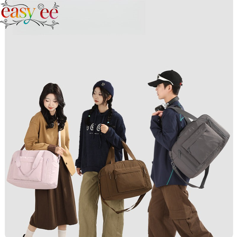 Large Capacity Short-Trip Travel Bag, Handheld, Lightweight Business Luggage Bag, Expandable, Crossbody, Sports And Gym Bag