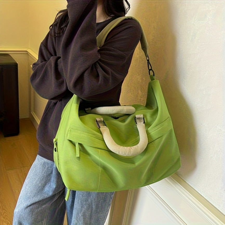 Women's Handbag, Large Capacity Lightweight Travel Tote Bag, Wet-Dry Separation Design, Ideal for Fitness Yoga Swimming Sports, Fashion Minimalist Christmas New Year Christmas Eve Gift