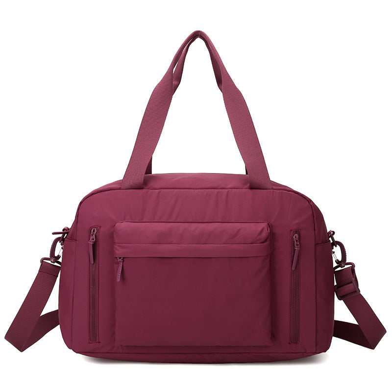 Large Capacity Short-Trip Travel Bag, Handheld, Lightweight Business Luggage Bag, Expandable, Crossbody, Sports And Gym Bag