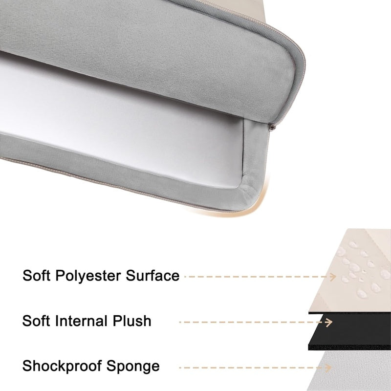 360 Laptop Shoulder Bag | Compatible with Multiple Laptops, Features Horizontal Pocket, Small Case, Belt, Adjustable Shoulder Strap, Nylon Lining, Zipper Closure, Lightweight, Casual Style for Daily Commute