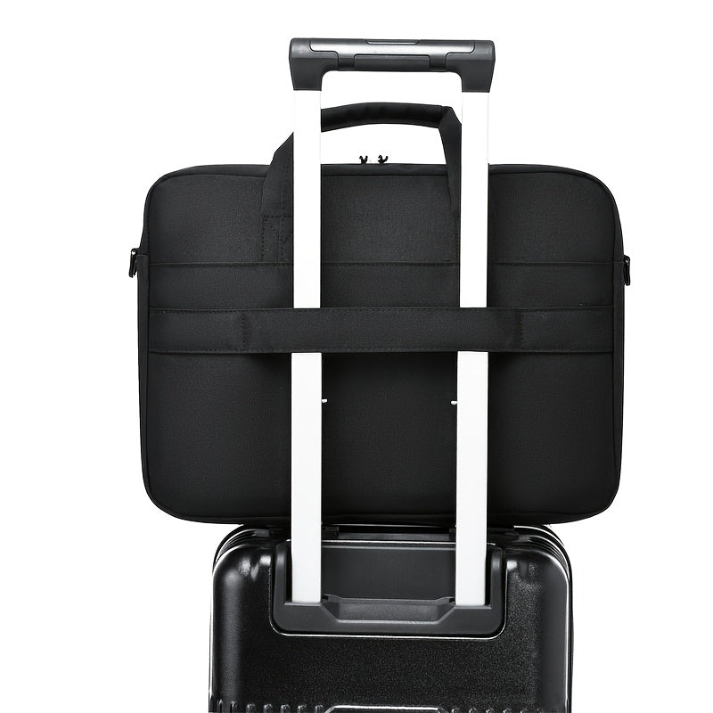 Slim Tablet Sleeve Bag for 13-15.6 Inch, Portable Carrying Case with Shoulder Strap for Work, Office, School, Business Trip