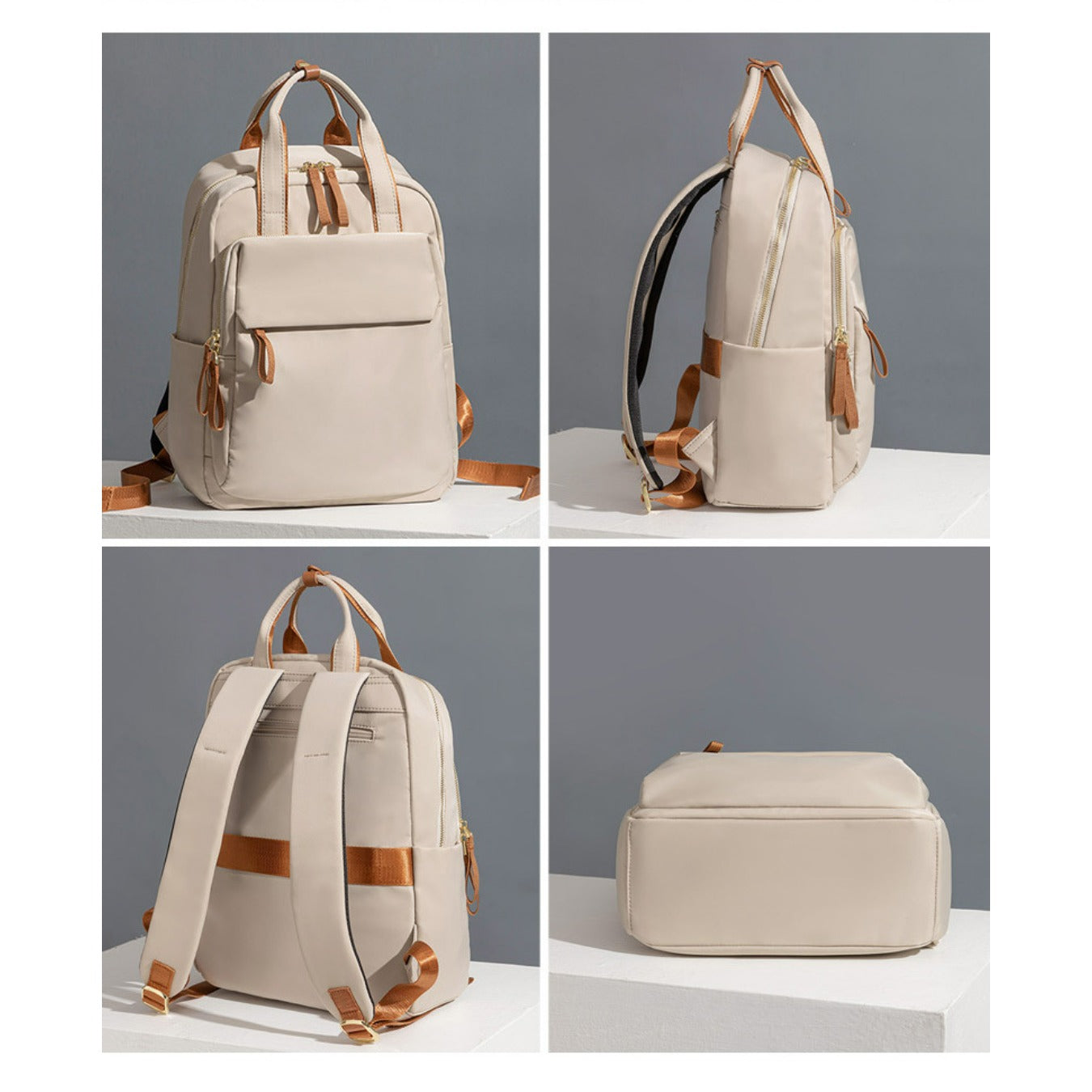 Oxford Fabric Women's Backpack, and Wear-resistant Large School Bag, Versatile for Commuting, Casual, Classes, and Travel