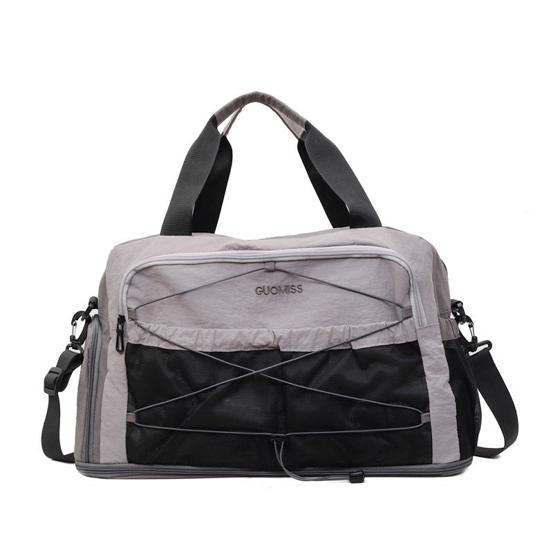 Crossbody Travel Bag, Gym Bag, Travel Bag with Wet and Dry Separation, Multifunctional Women's Casual Sports Yoga Bag for Outings