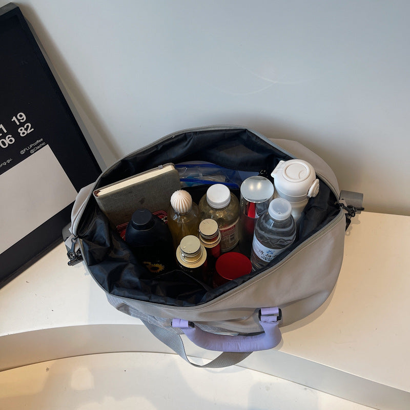 Multifunctional Leisure Travel Bag, Expandable, Lightweight, Easy Gym Bag, Korean-Style Fashionable Trolley Luggage Bag