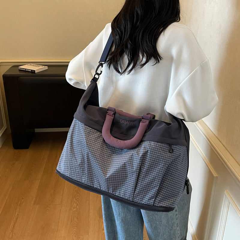 Multifunctional Leisure Travel Bag, Expandable, Lightweight, Easy Gym Bag, Korean-Style Fashionable Trolley Luggage Bag