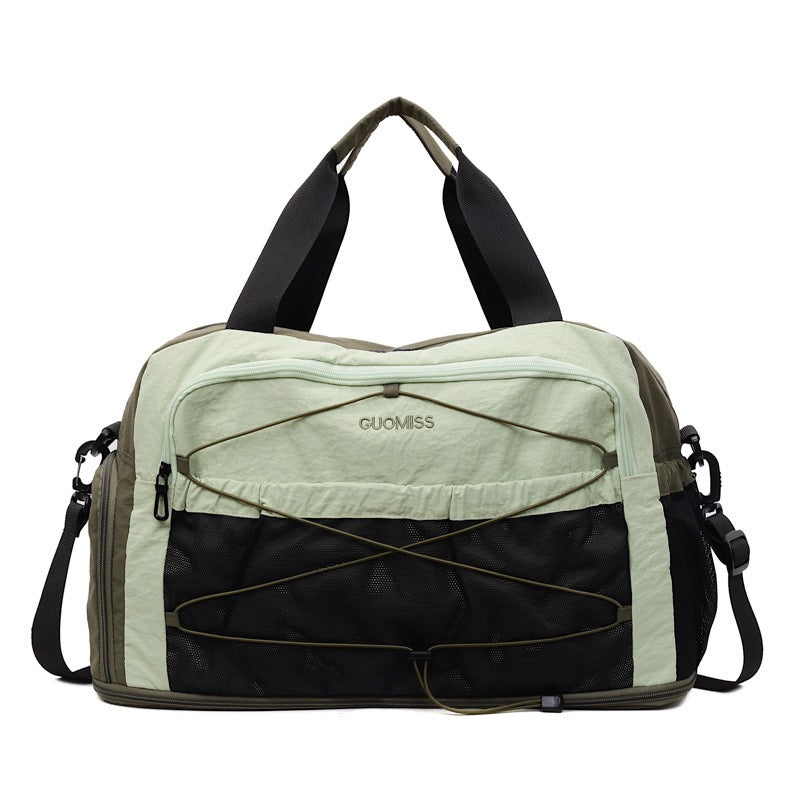 Crossbody Travel Bag, Gym Bag, Travel Bag with Wet and Dry Separation, Multifunctional Women's Casual Sports Yoga Bag for Outings