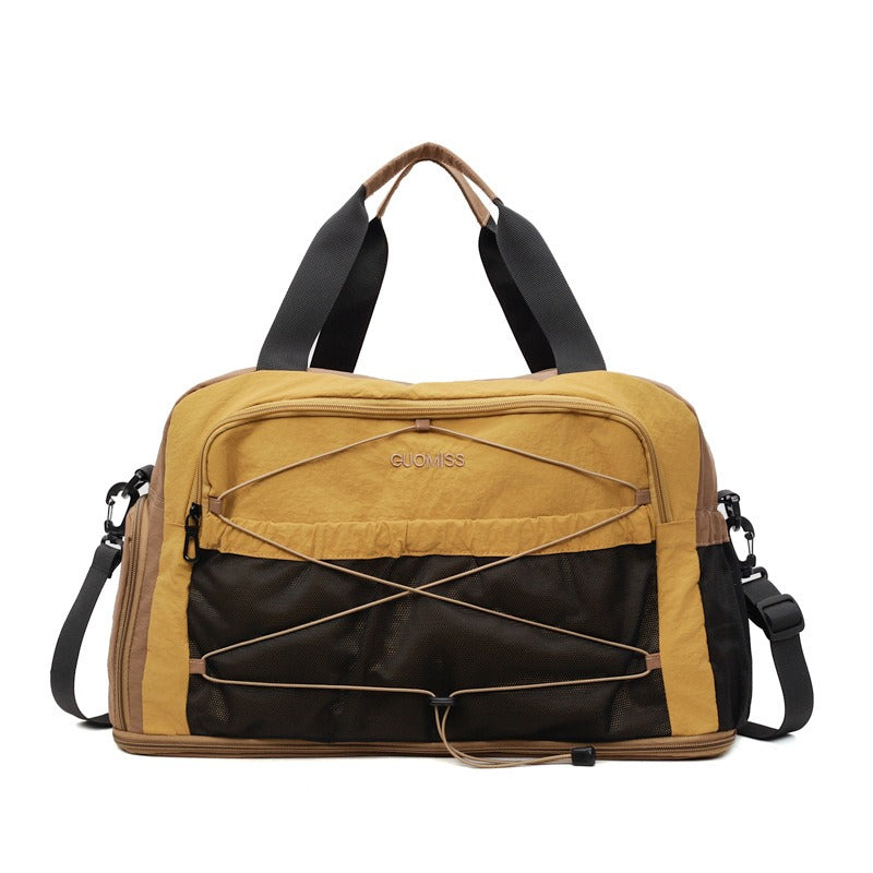 Crossbody Travel Bag, Gym Bag, Travel Bag with Wet and Dry Separation, Multifunctional Women's Casual Sports Yoga Bag for Outings