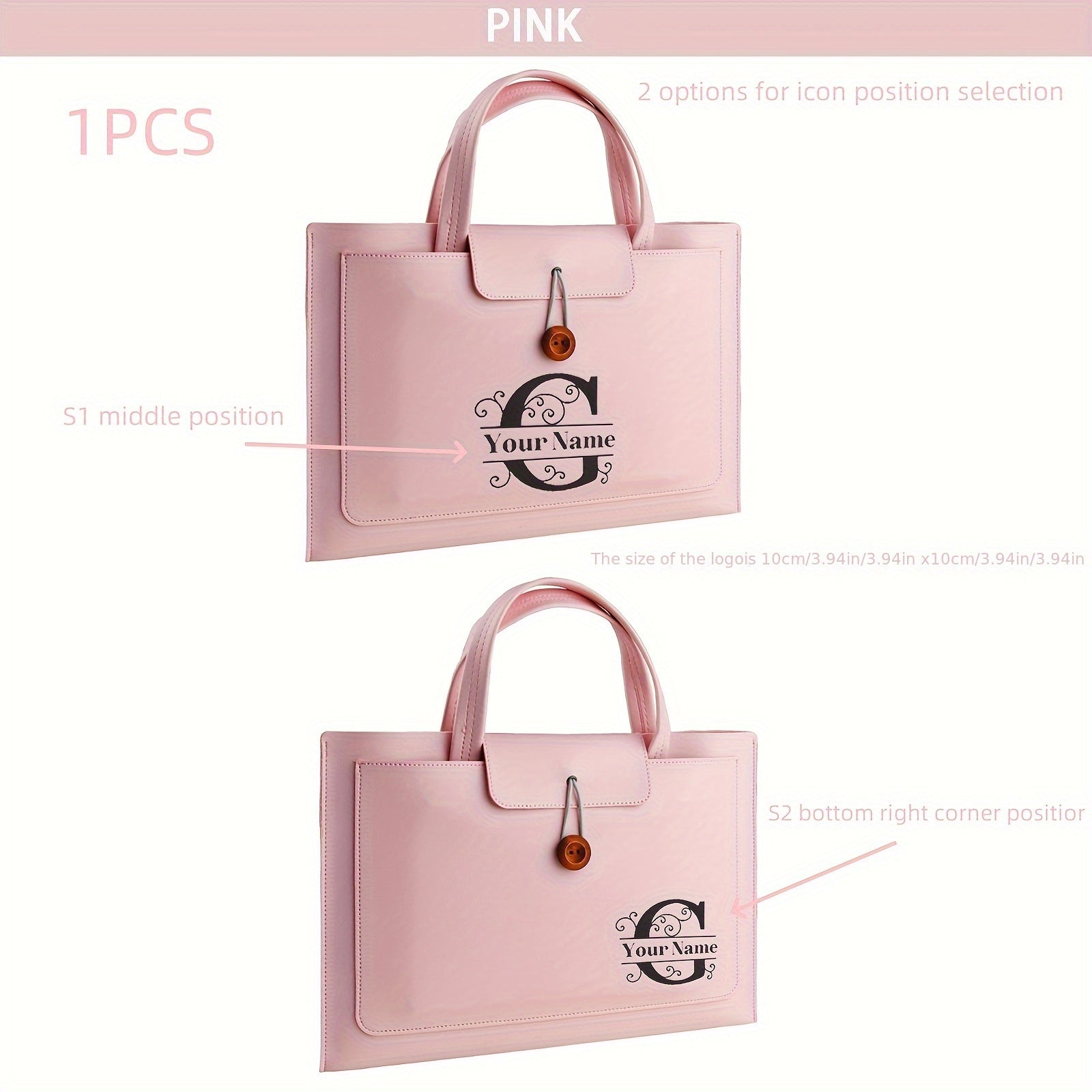 A Lightweight Laptop Bag for Custom Orders, Available in Brown, Light Pink, Dark Green, Navy Blue, Dark Gray, And Light Gray. It Features Laser-Engraved Names in a Business Style, Suitable for 15.6\u002F16-Inch Laptops