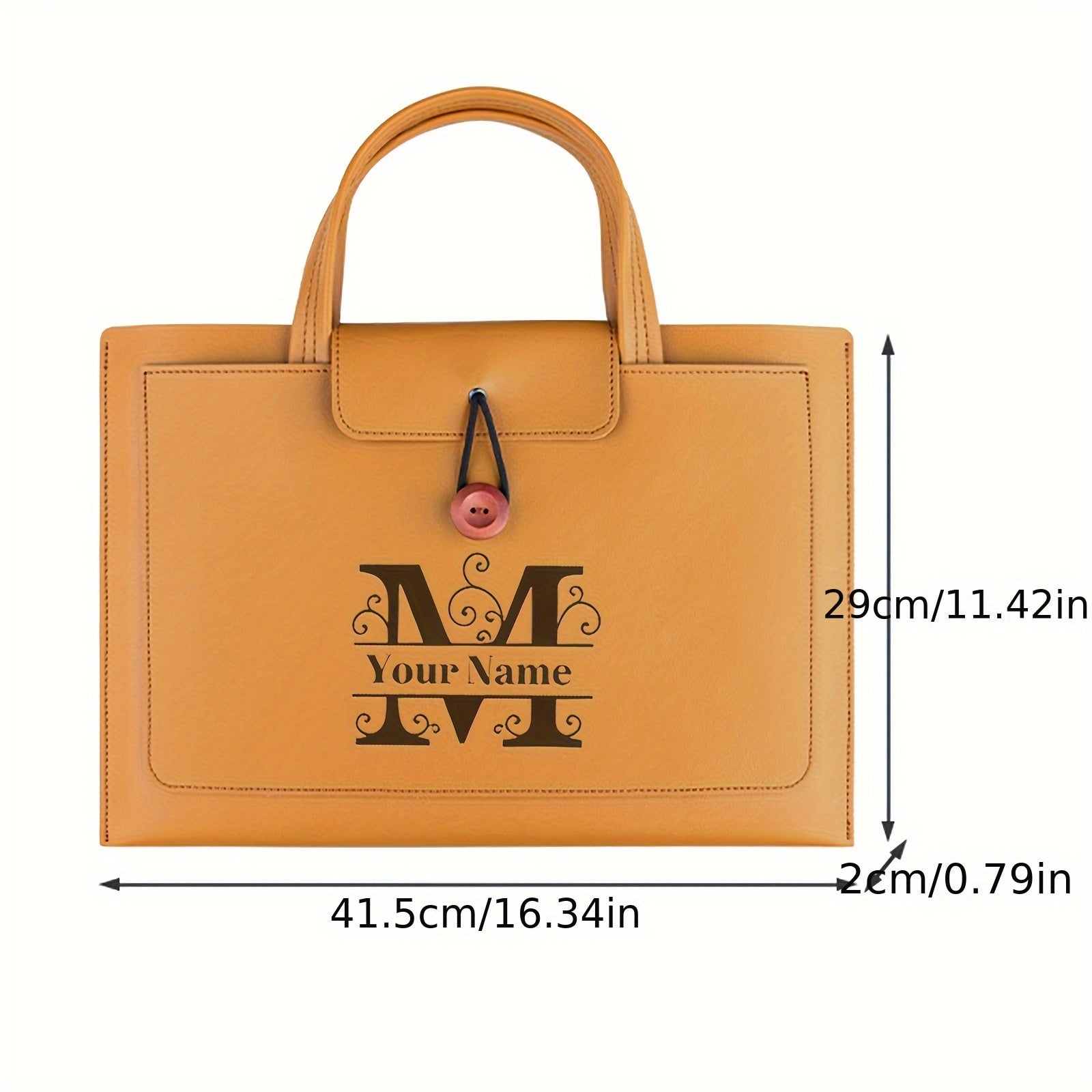A Lightweight Laptop Bag for Custom Orders, Available in Brown, Light Pink, Dark Green, Navy Blue, Dark Gray, And Light Gray. It Features Laser-Engraved Names in a Business Style, Suitable for 15.6\u002F16-Inch Laptops
